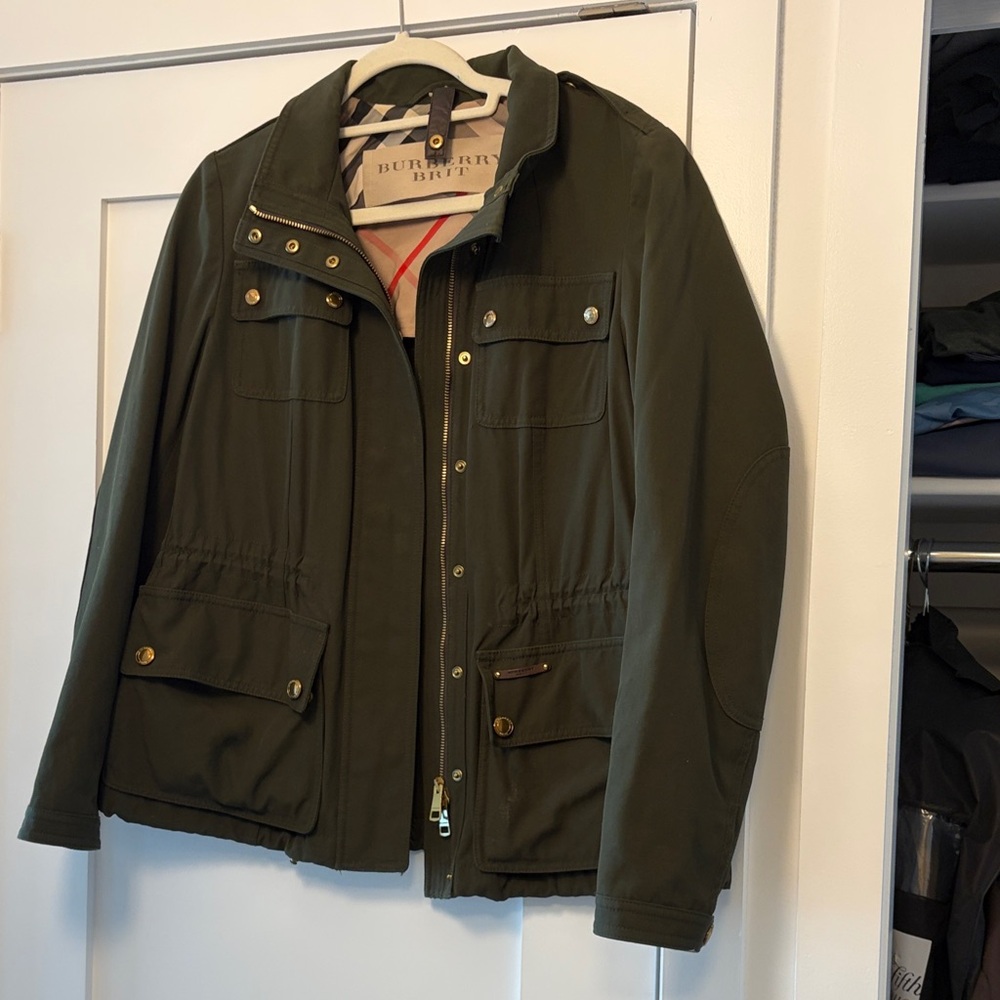 Burberry woman’s  Dark Green Military Jacket